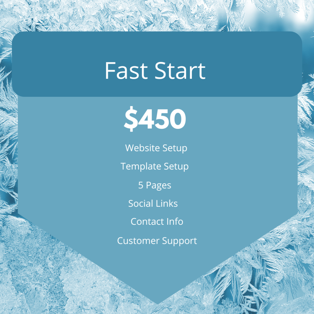 Fast Start Website Package