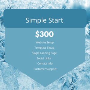 Simple Start Website Page